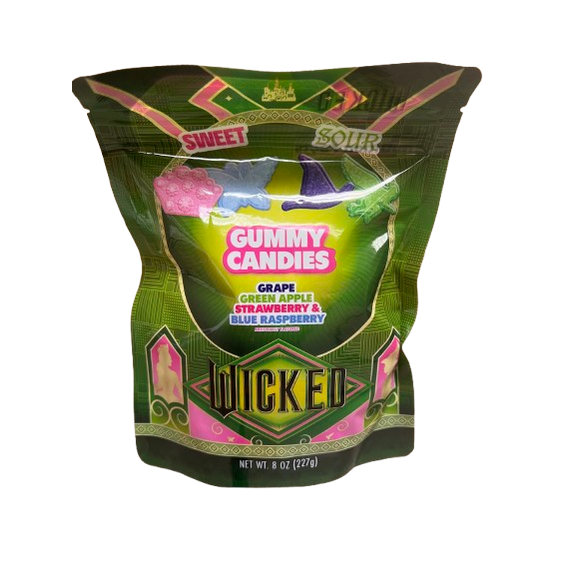 Wicked Sweet & Sour Gummy Gusset Bag - 8oz