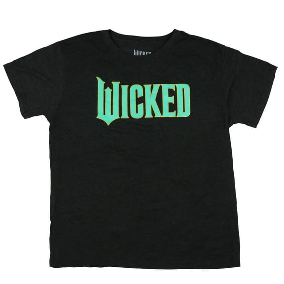 Wicked T-Shirt Women's Gold Outlined Logo Designed Adult Short Sleeve Tee XS