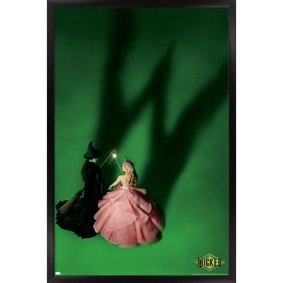 Wicked - Teaser One Sheet Wall Poster, 14.725" x 22.375" Framed