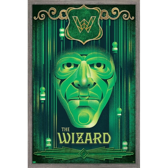 Wicked - The Wizard Wall Poster, 22.375" x 34" Framed