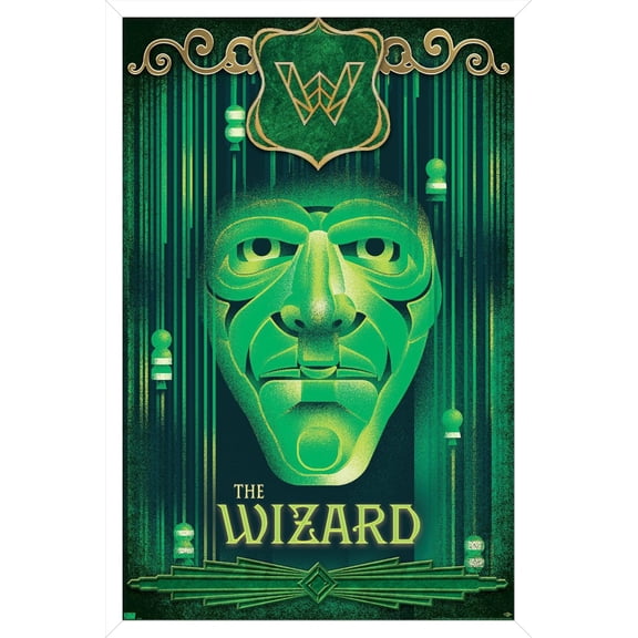 Wicked - The Wizard Wall Poster, 22.375" x 34" Framed