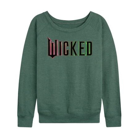 Wicked - Theatrical Logo - Women's French Terry Pullover Sweatshirt
