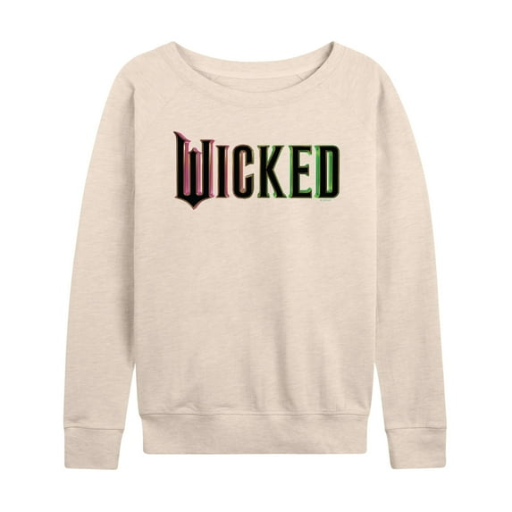 Wicked - Theatrical Logo - Women's French Terry Pullover Sweatshirt