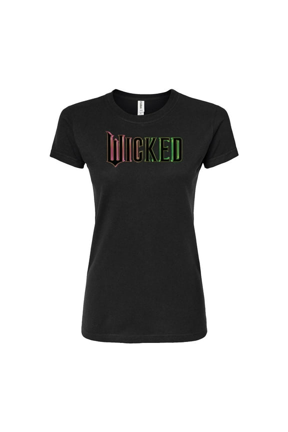 - Theatrical Rainbow Logo - Juniors Fitted Graphic T-Shirt