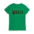thumbnail image 1 of Wicked - Theatrical Rainbow Logo - Women's Fitted Graphic T-Shirt, 1 of 4