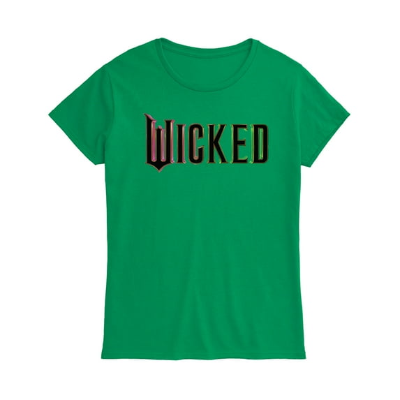 Wicked - Theatrical Rainbow Logo - Women's Fitted Graphic T-Shirt