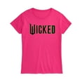 thumbnail image 1 of Wicked - Theatrical Rainbow Logo - Women's Fitted Graphic T-Shirt, 1 of 4