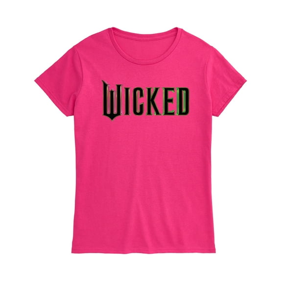 Wicked - Theatrical Rainbow Logo - Women's Fitted Graphic T-Shirt