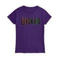 thumbnail image 1 of Wicked - Theatrical Rainbow Logo - Women's Fitted Graphic T-Shirt, 1 of 4