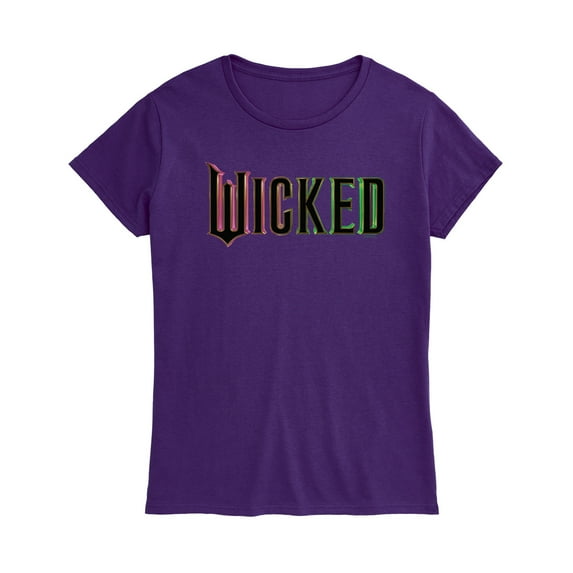 Wicked - Theatrical Rainbow Logo - Women's Fitted Graphic T-Shirt