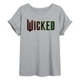 thumbnail image 1 of Wicked - Theatrical Rainbow Logo - Women's Oversized Graphic T-Shirt, 1 of 5
