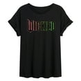 thumbnail image 1 of Wicked - Theatrical Rainbow Logo - Women's Oversized Graphic T-Shirt, 1 of 5