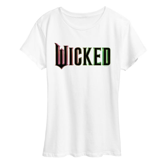 Wicked - Theatrical Rainbow Logo - Women's Short Sleeve Graphic T-Shirt