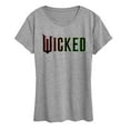 thumbnail image 1 of Wicked - Theatrical Rainbow Logo - Women's Short Sleeve Graphic T-Shirt, 1 of 5