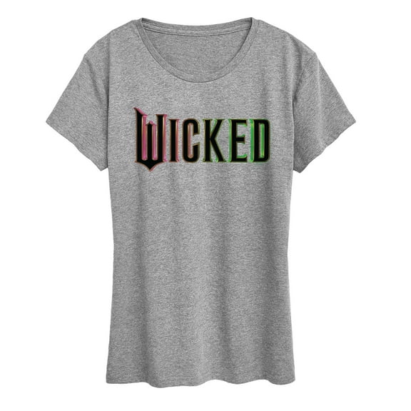 Wicked - Theatrical Rainbow Logo - Women's Short Sleeve Graphic T-Shirt