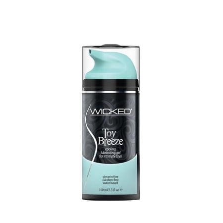 Wicked Toy Breeze Cooling Glyercin-Free Gel For Intimate Toys 3.3 fl oz/100ml