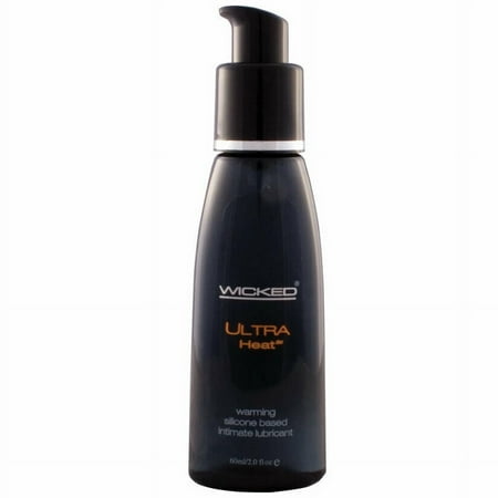 Wicked Ultra Heat Silicone Based Personal Lubricant, Warming 2 fl oz