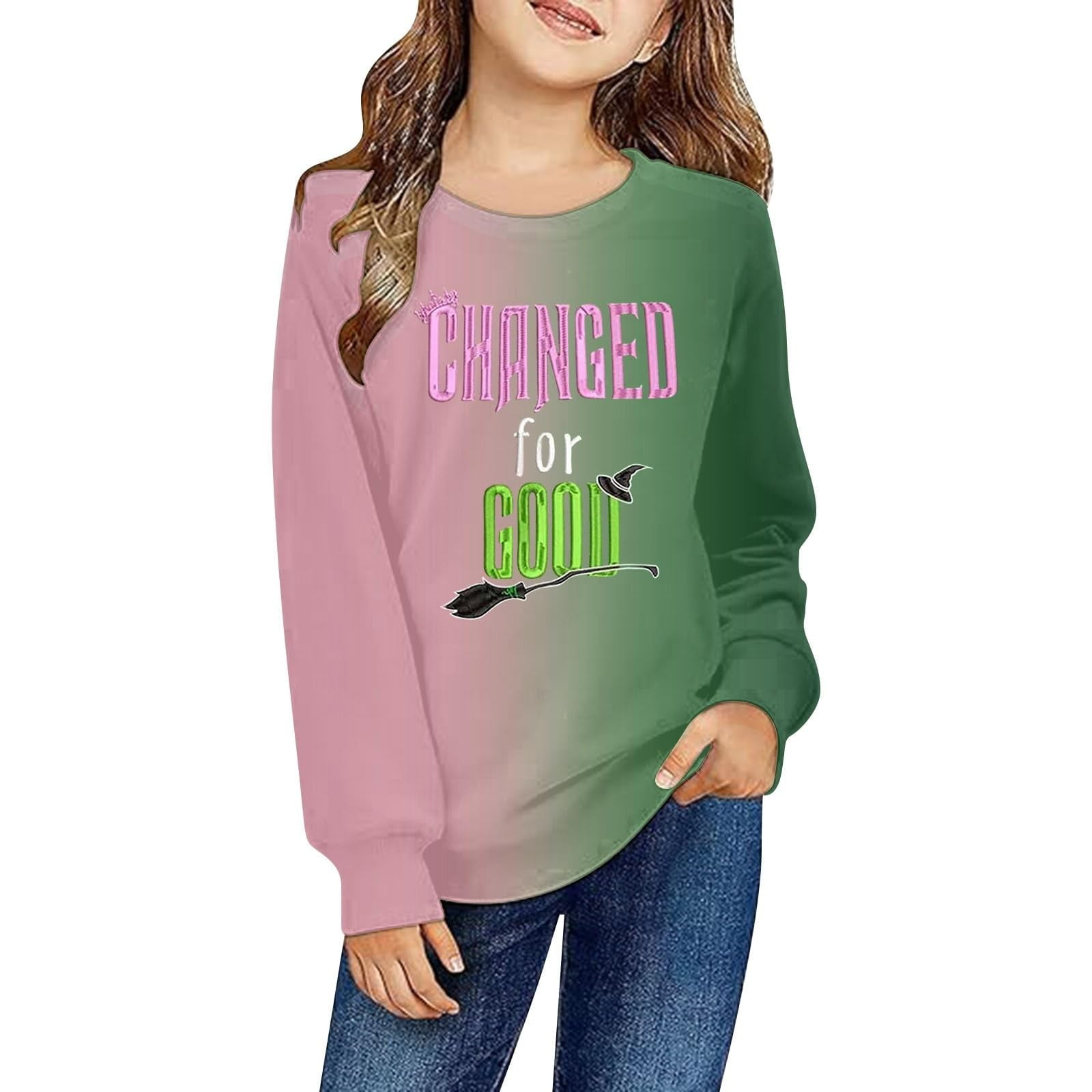 Wicked Unisex Gradient Color Sweatshirt with Inspirational 'Changed For ...