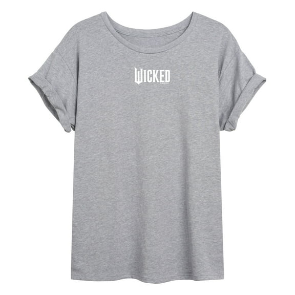 Wicked - White Logo - Adult Women's Oversized Graphic T-Shirt