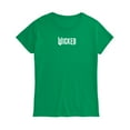 thumbnail image 1 of Wicked - White Logo - Women's Fitted Graphic T-Shirt, 1 of 4