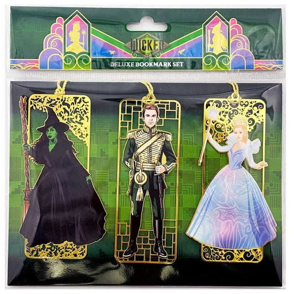 Wicked Wicked Deluxe Bookmark Set (Set of 3), (Hardcover)