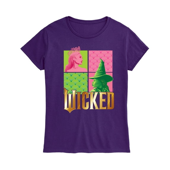 Wicked - Wicked Elphaba And Glinda - Women's Fitted Graphic T-Shirt