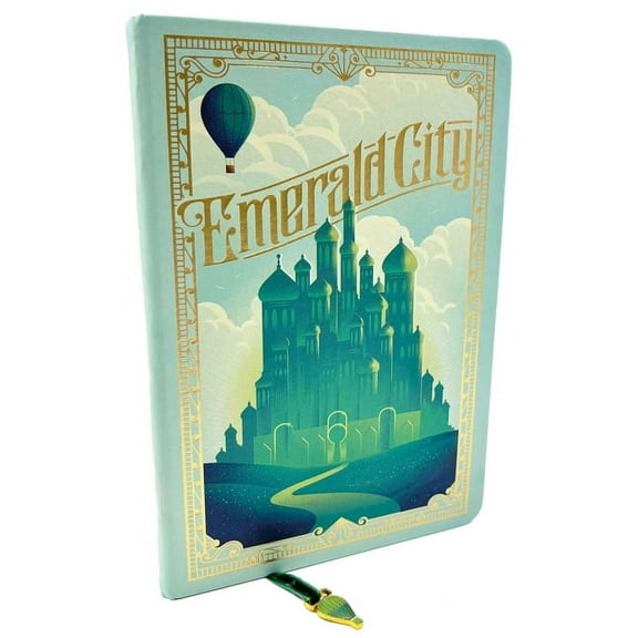 Wicked Wicked: Emerald City Journal with Ribbon Charm, (Hardcover)