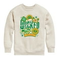 thumbnail image 1 of Wicked - Wicked Oz Stickers - Youth Crew Fleece Sweatshirt, 1 of 4