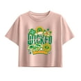 thumbnail image 1 of Wicked - Wicked Oz Stickers - Youth Girl Short Sleeve Boxy Tee, 1 of 4