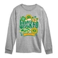 thumbnail image 1 of Wicked - Wicked Oz Stickers - Youth Long Sleeve Graphic T-Shirt, 1 of 4
