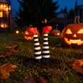 thumbnail image 1 of Wicked Witch Legs Mini Plant Pot Decor – Fun Halloween Planter, Spooky Home Decor, Unique Planter for Indoor & Outdoor Plants, 1 of 7