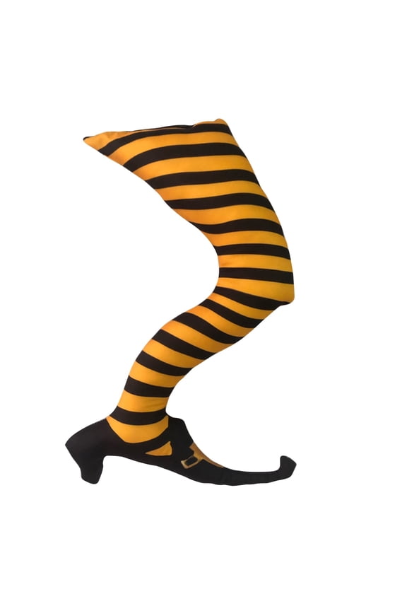 Wicked Witch Legs Prop – Halloween Witch Decoration Fake Legs for Haunted House, Indoor & Outdoor Halloween Party Decor