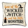 thumbnail image 1 of Wicked Witch Throw Pillow - Halloween Accent Pillow Decor for Couches, Benches, 1 of 3