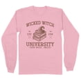 thumbnail image 1 of Wicked Witch University Long Sleeve Shirt Unisex X-Large Pink, 1 of 5
