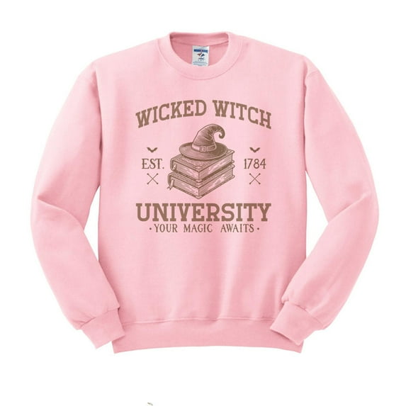 Wicked Witch University Sweatshirt Unisex 2X-Large Pink