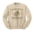 thumbnail image 1 of Wicked Witch University Sweatshirt Unisex Medium Sand, 1 of 5