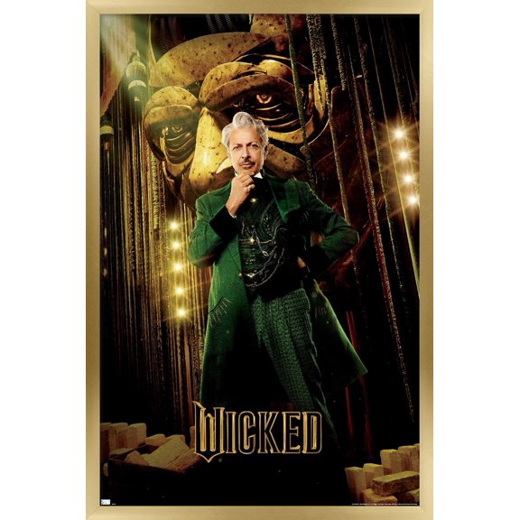 Wicked - Wizard One Sheet Wall Poster, 22.375" x 34" Framed