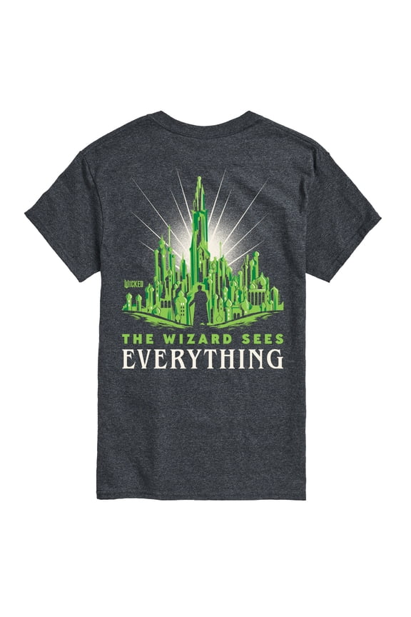 - Wizard Sees Everything - Men's Short Sleeve Graphic T-Shirt