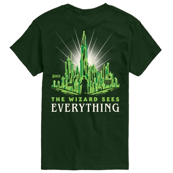 Wicked - Wizard Sees Everything - Men's Short Sleeve Graphic T-Shirt