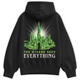thumbnail image 1 of Wicked - Wizard Sees Everything Oversized - Ladies Oversized Fleece Hoodie Sweatshirt, 1 of 4