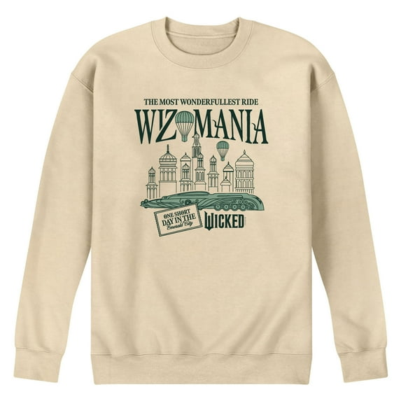 Wicked - Wizomania - Men's Long Sleeve Crew Fleece Sweatshirt