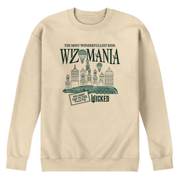 Wicked - Wizomania - Men's Long Sleeve Crew Fleece Sweatshirt