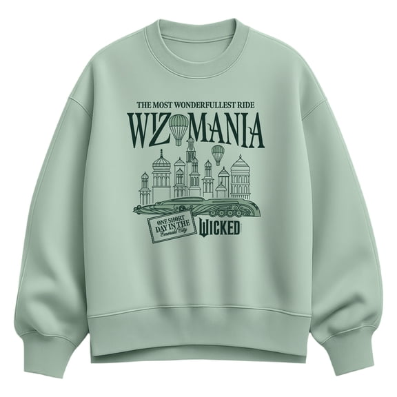 Wicked - Wizomania - Women's Oversized Fleece Crew Sweatshirt