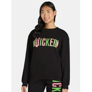 UNIVERSAL STUDIOS Wicked Women's Graphic Sweatshirt with Long Sleeves, Sizes XXS-XXL
