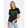 thumbnail image 1 of Wicked Women's Graphic Tee with Short Sleeves, Sizes XXS-XXL, 1 of 5