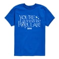thumbnail image 1 of Wicked - You'Re Gonna Be Popular - Boys Toddler and Youth Short Sleeve Graphic Tee, 1 of 5