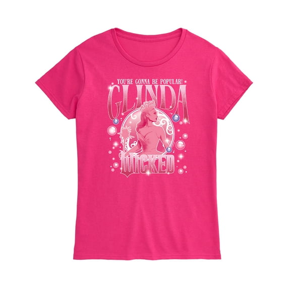 Wicked - You're Gonna Be Popular Glinda - Women's Fitted Graphic T-Shirt