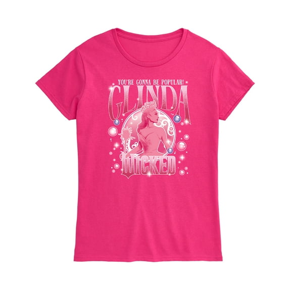 Wicked - You're Gonna Be Popular Glinda - Women's Fitted Graphic T-Shirt