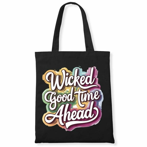 Wicked good time ahead. Halloween Therapist Canvas Bag 1Pc