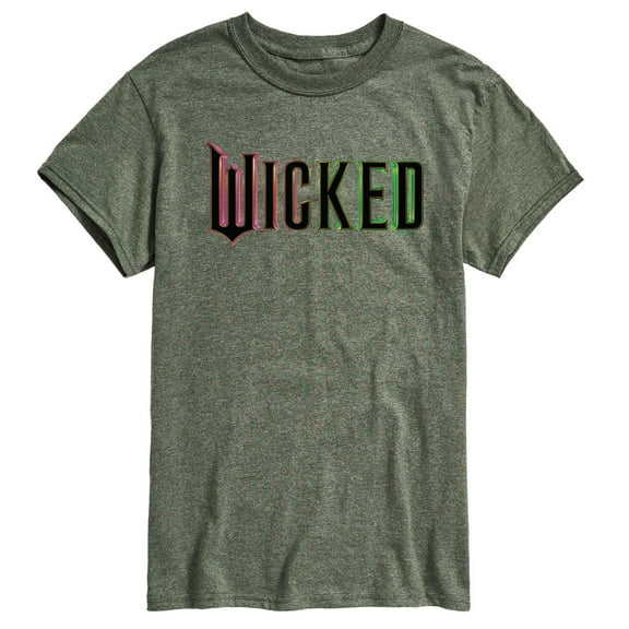 Wicked - theatrical Rainbow Logo - Men's Short Sleeve Graphic T-Shirt